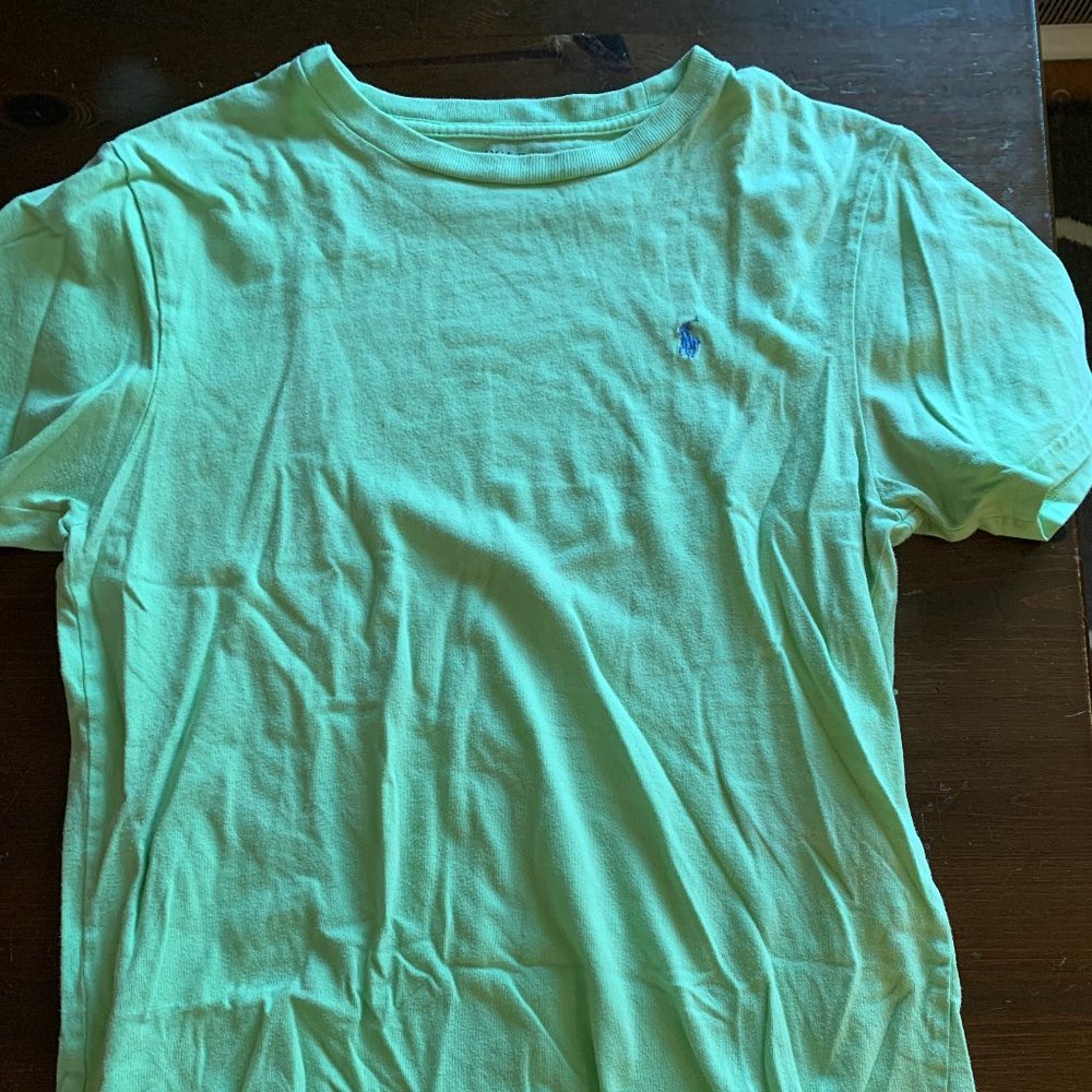 Ralph Lauren L Short Sleeve Tee Boys/Unisex Light Apple Green